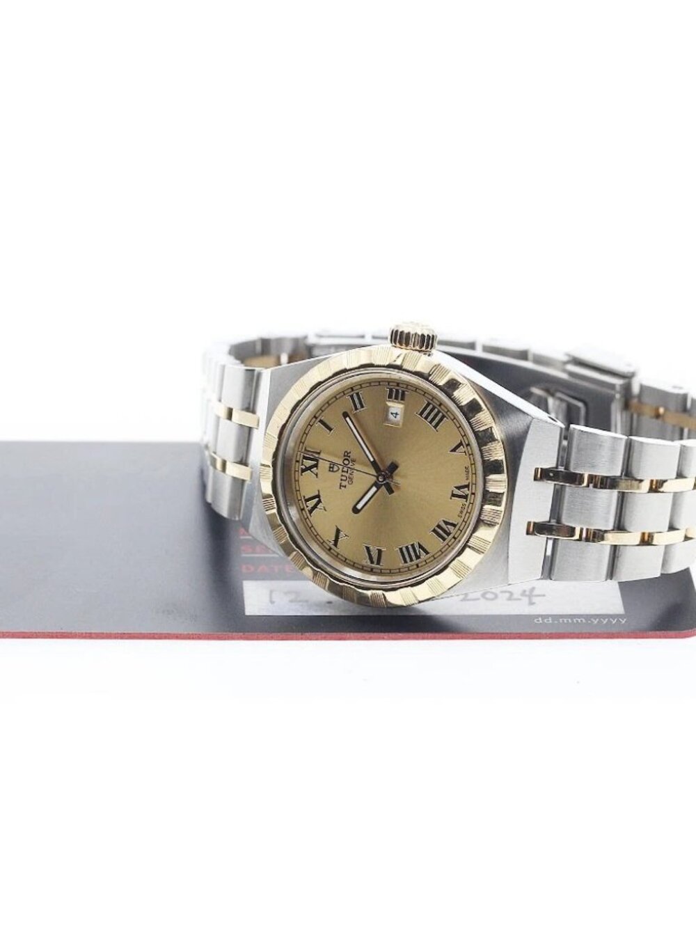 TUDOR Royal 28303 Date gold Dial Automatic Ladies Watch_